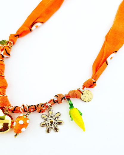 Collier Bandana orange