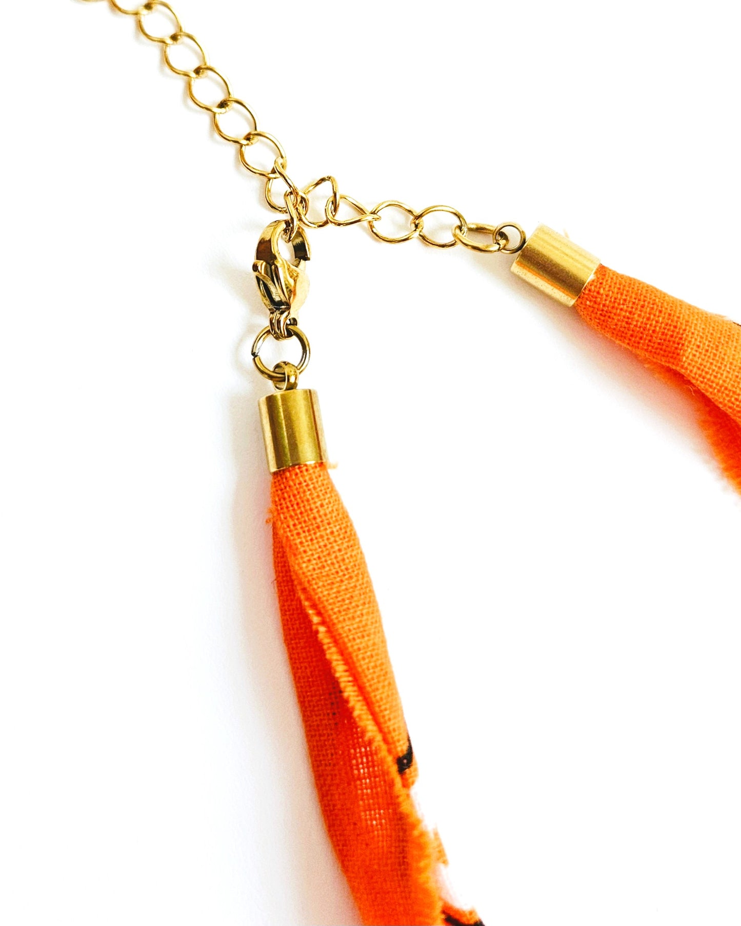 Collier Bandana orange