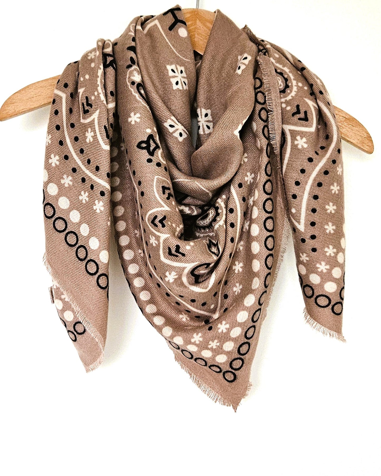 Echarpe Bandana taupe