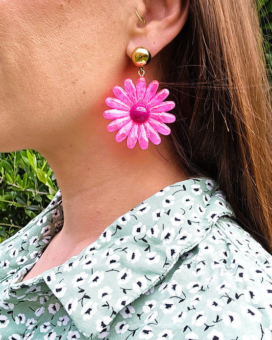 Boucles d'oreilles Blossom rose
