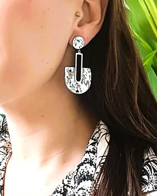 Boucles d'oreilles Adèle argent