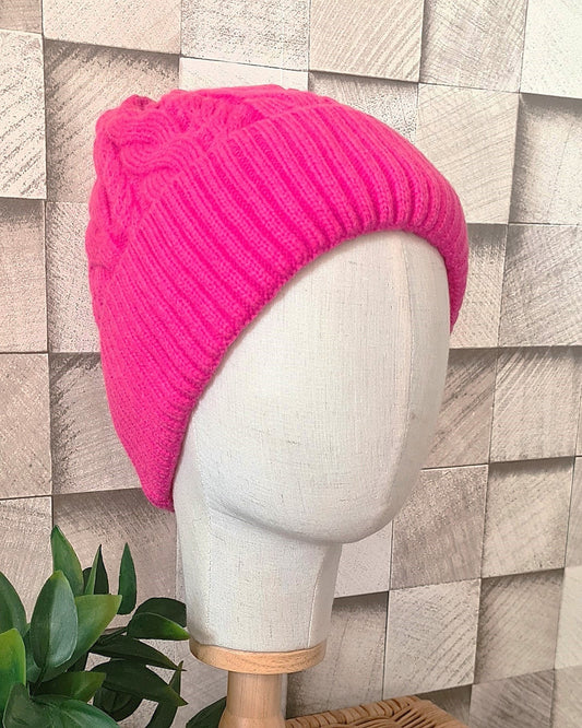 Bonnet Polaire rose