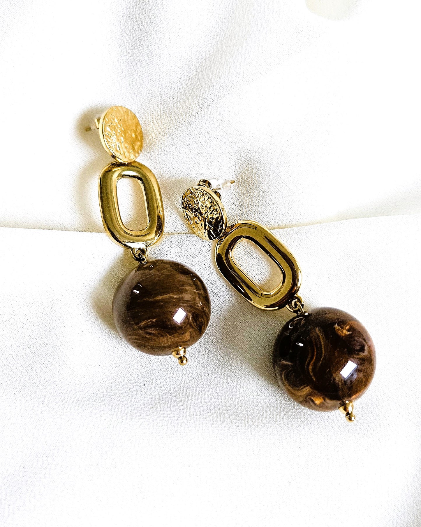 Boucles d'oreilles Brownie