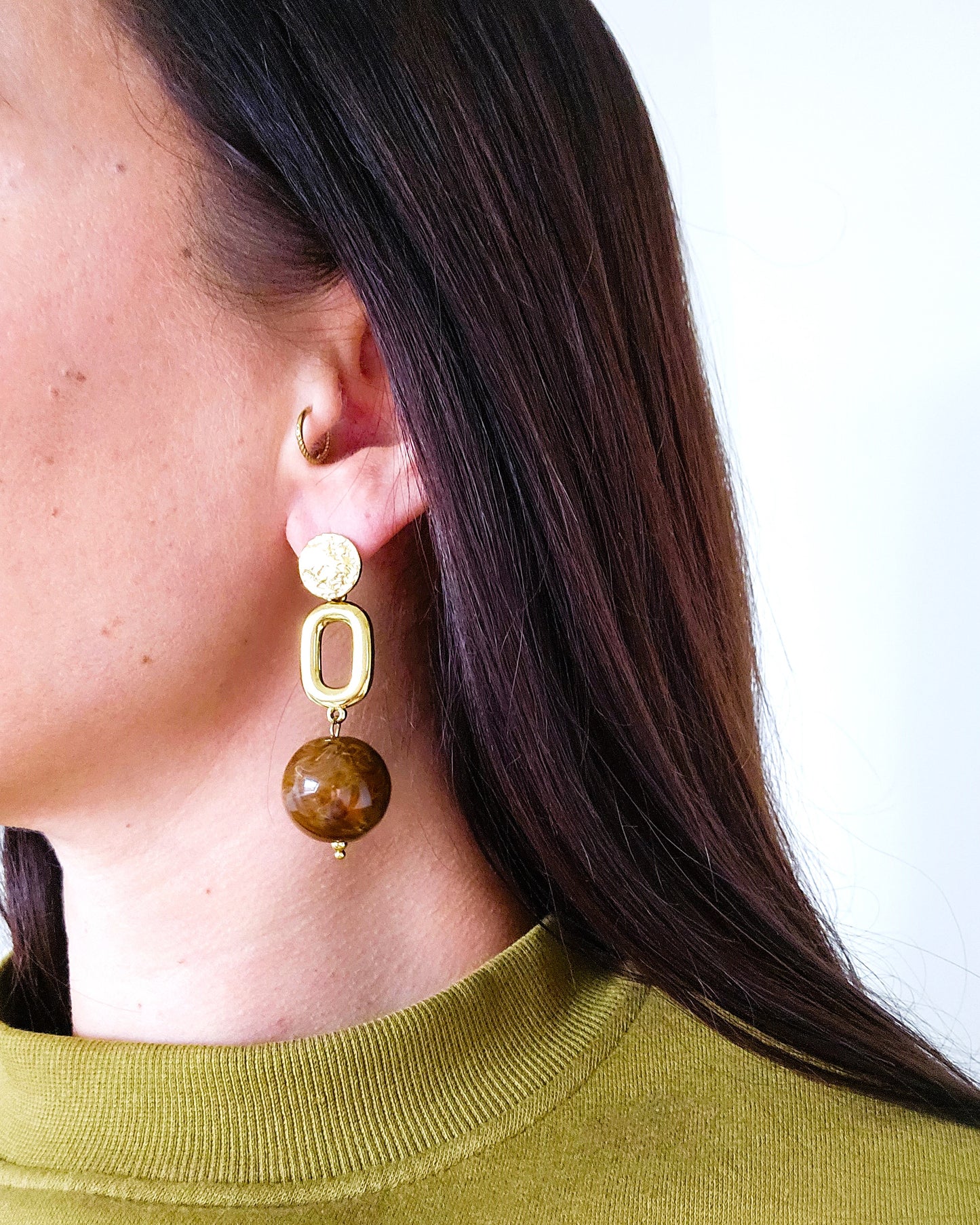 Boucles d'oreilles Brownie