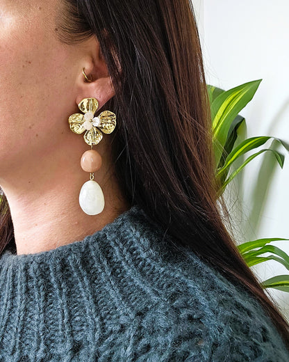 Boucles d'oreilles Cannelle