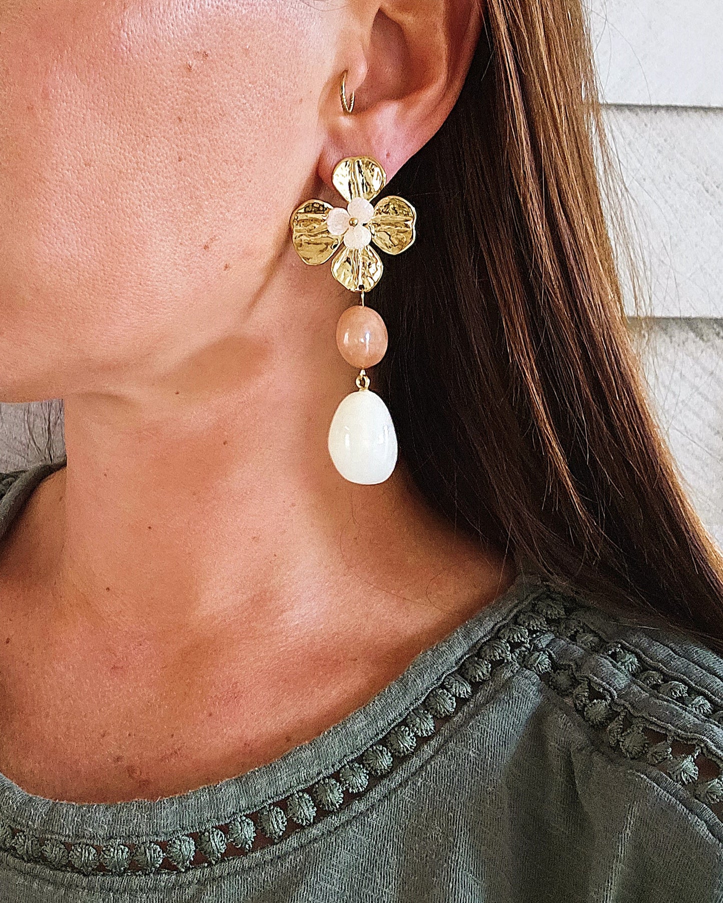 Boucles d'oreilles Cannelle