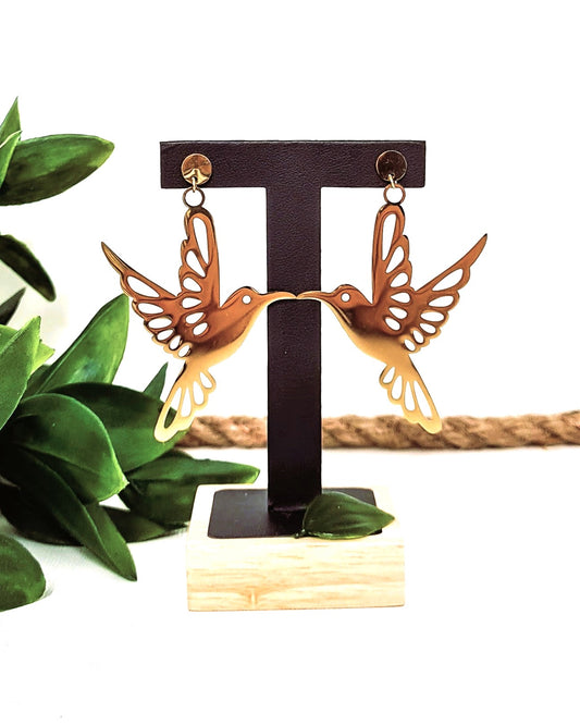 Boucles d'oreilles Colibri