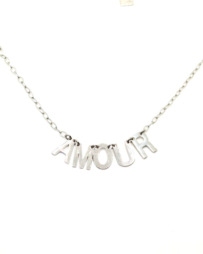 Collier Amour argent