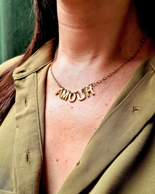 Collier Amour or