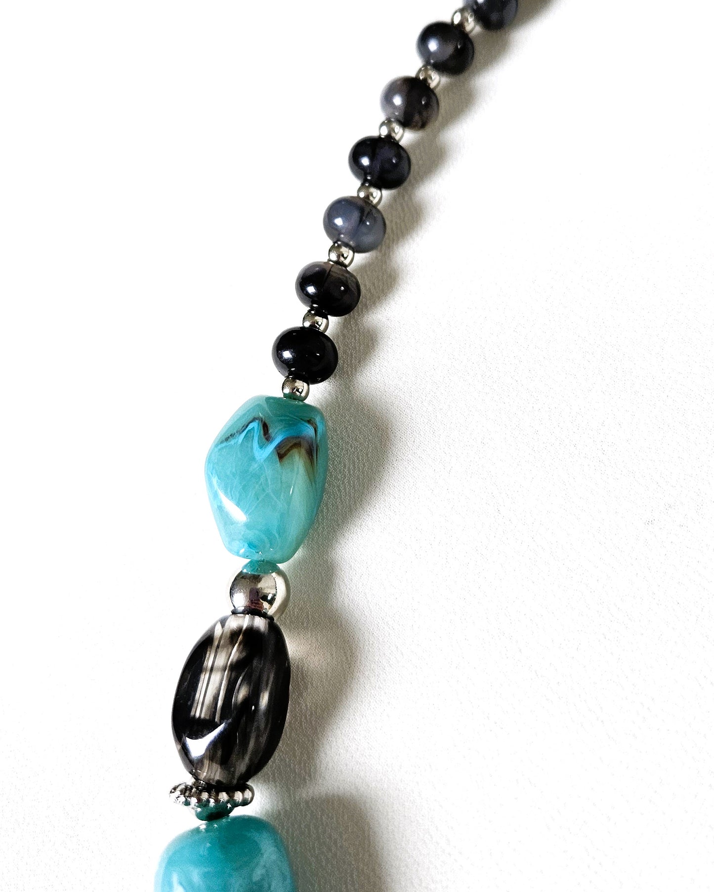 Collier océan en perles - création bahia