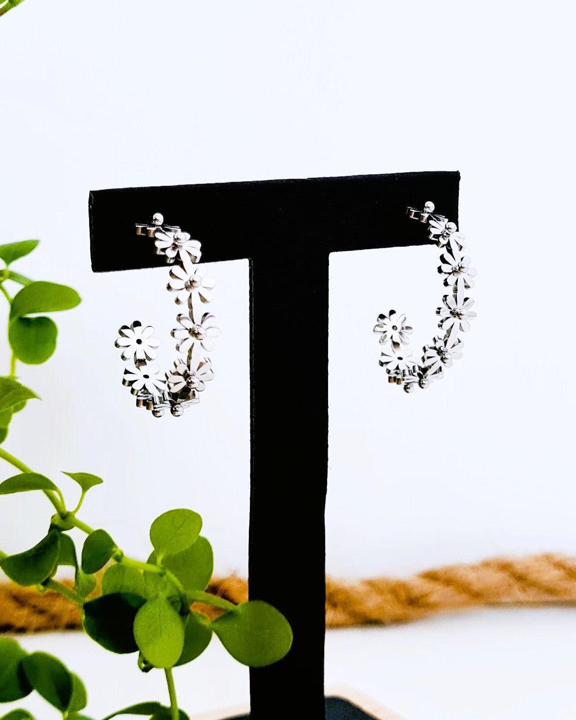 Boucles d'oreilles Edmée argent