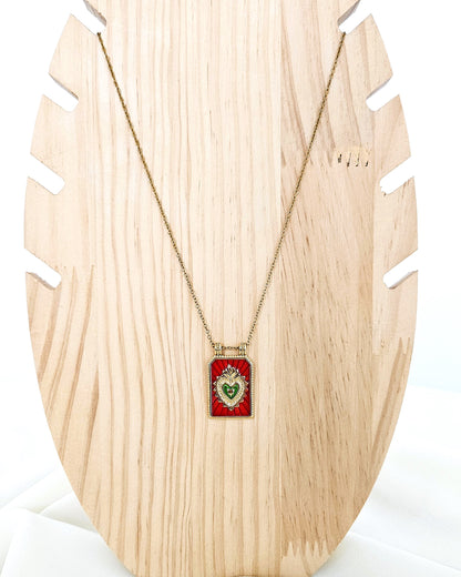 Collier Irma rouge