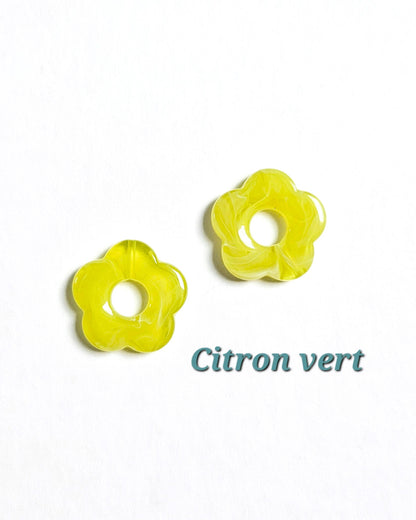Créoles et fleurs interchangeables