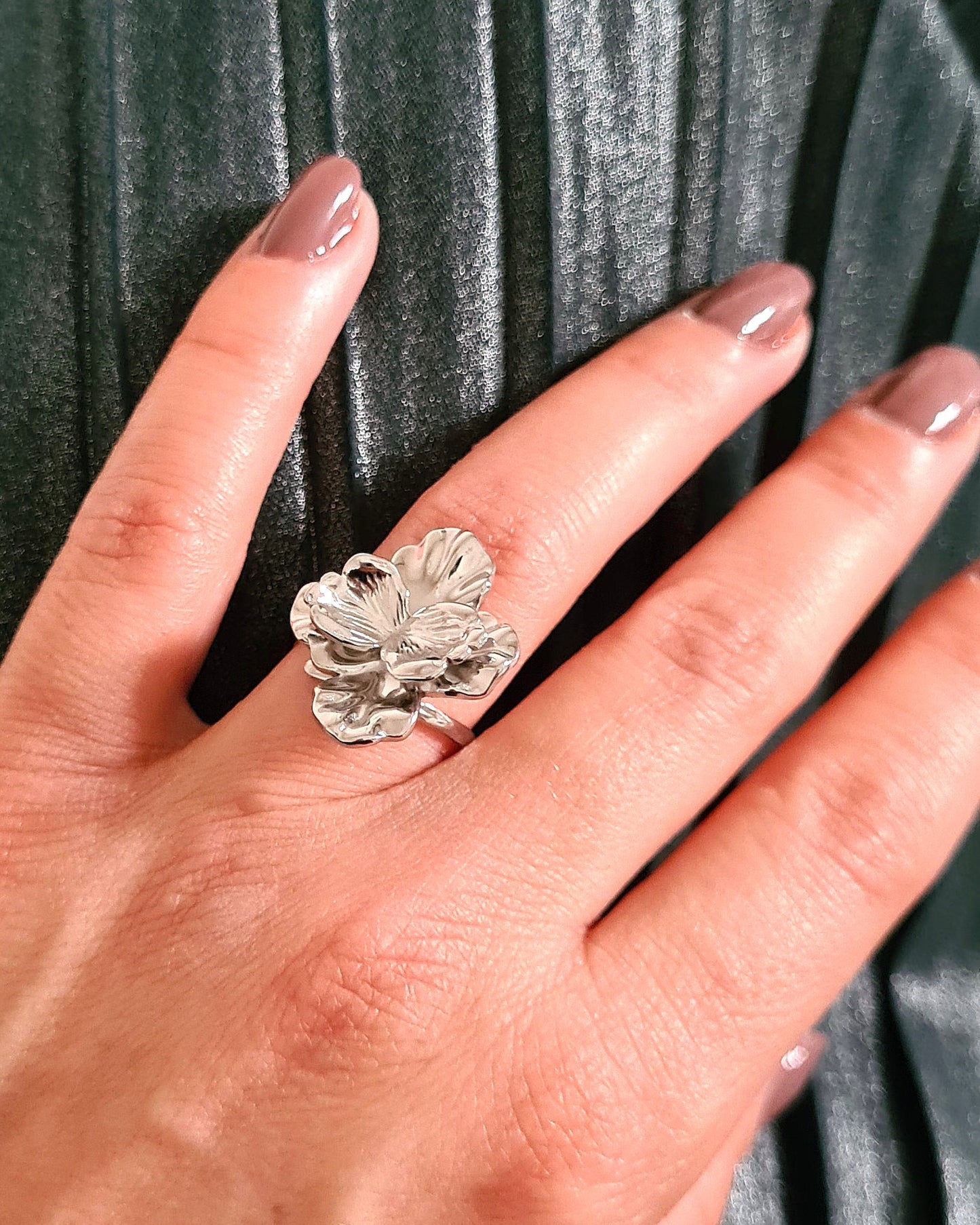 Bague Flower argent