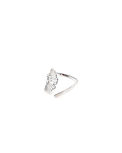 Bague Ginkgo argent