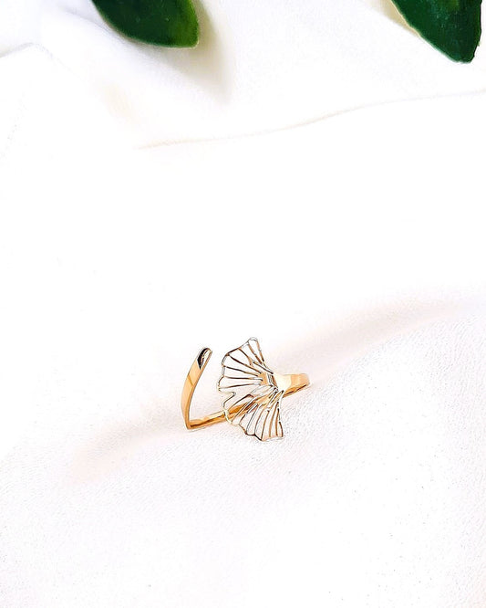 Bague Ginkgo or