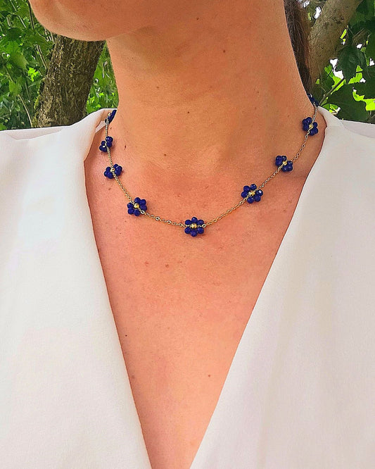 Collier Gloria bleu