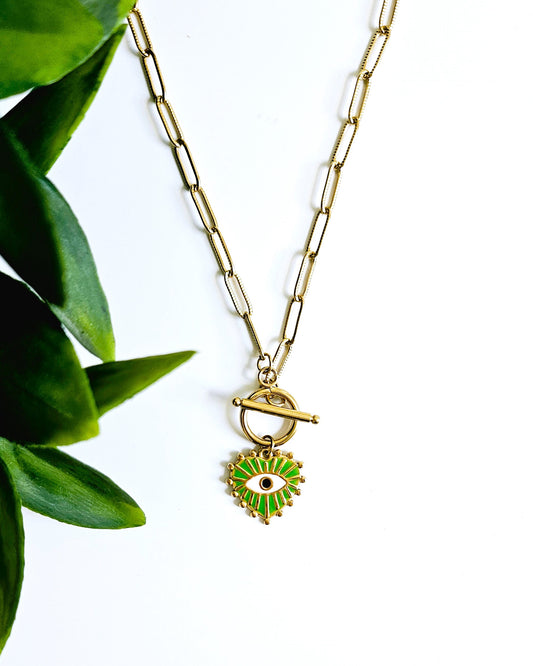Collier Grigri vert