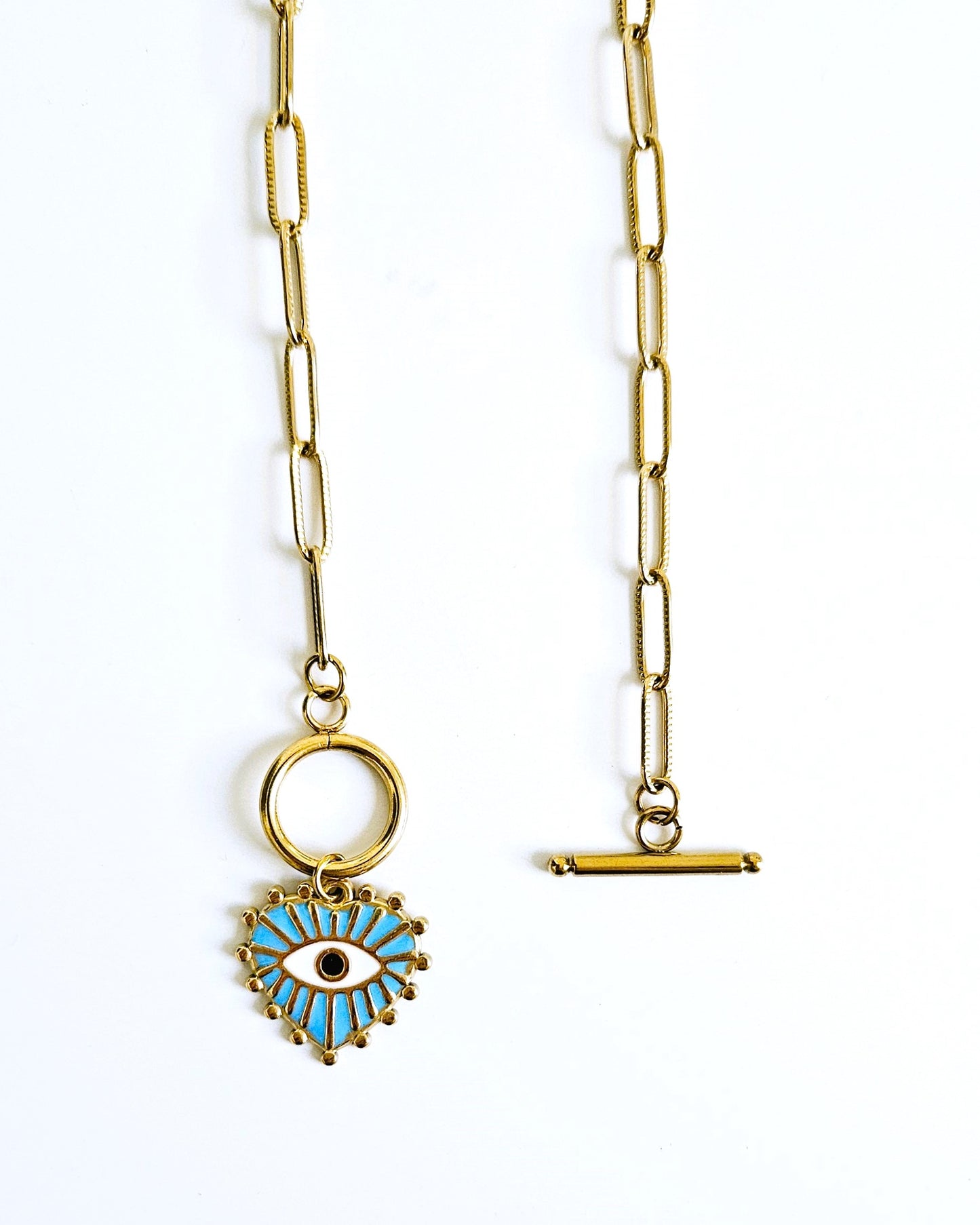Collier Grigri bleu