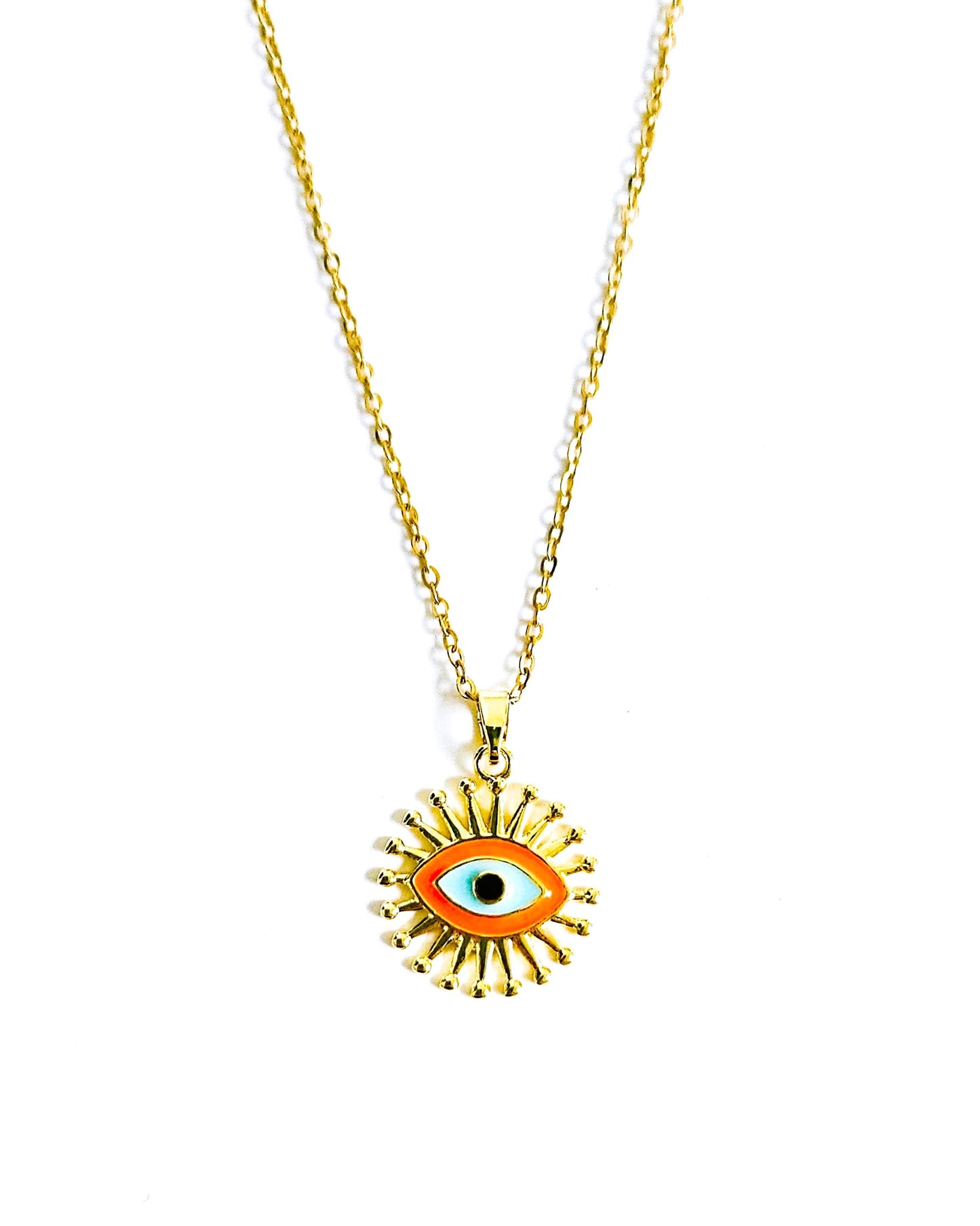 Collier Grigri orange