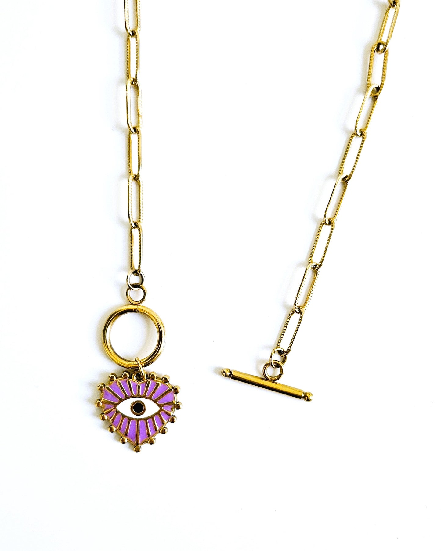Collier Grigri violet