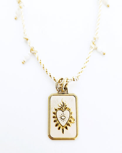 Collier Irma blanc