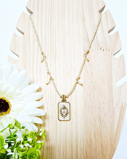 Collier Irma blanc