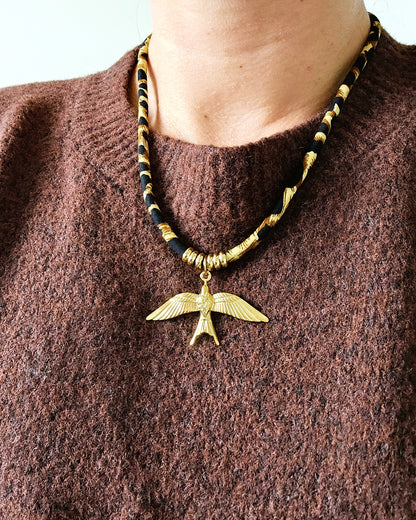 Collier Léo hirondelle