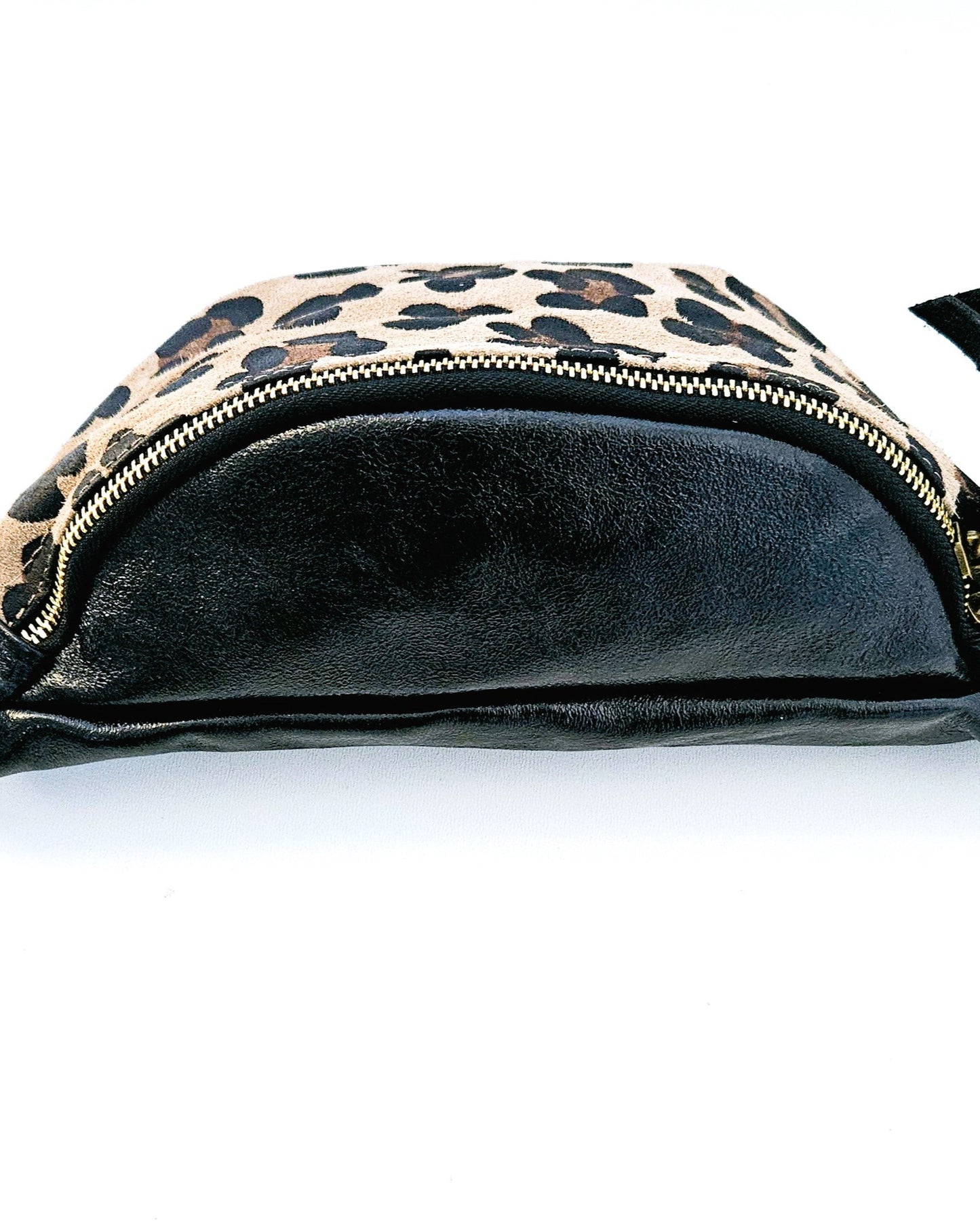 Sac banane Léo noir irisé