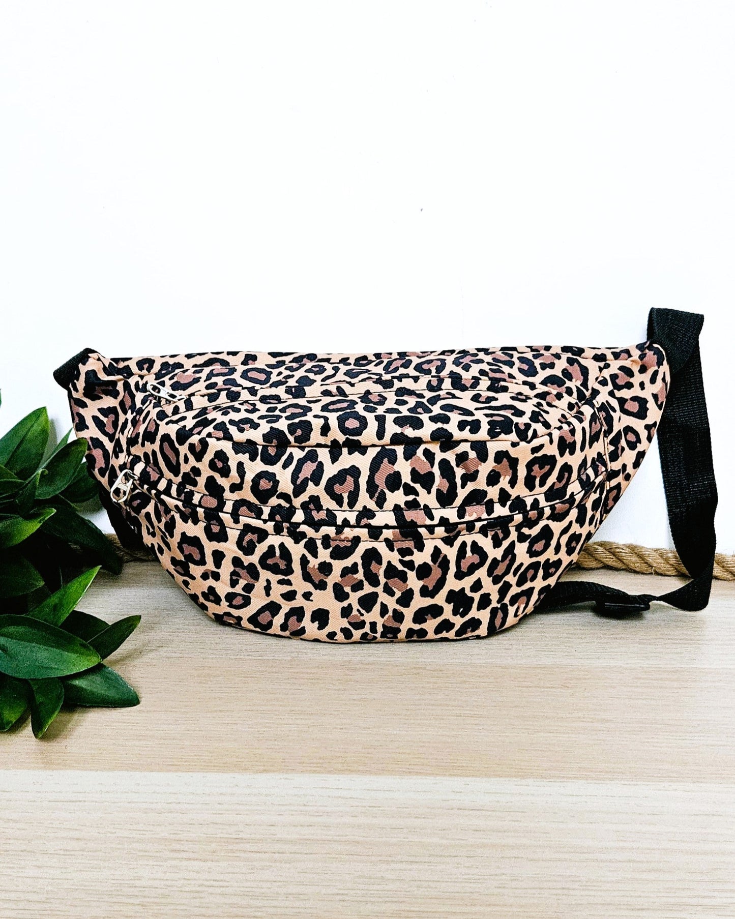 Sac banane léopard