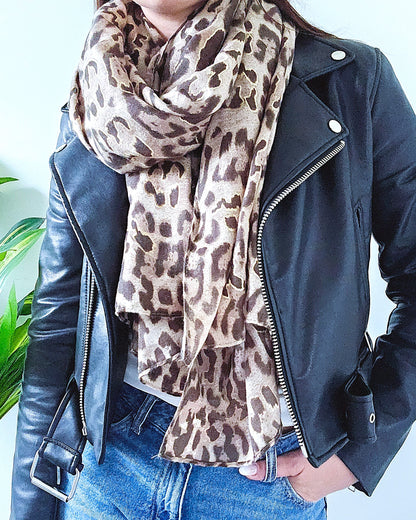 Foulard Léopard