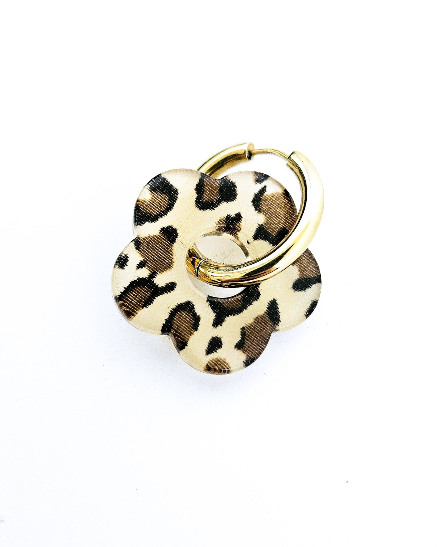 Boucles d'oreilles Lola léopard