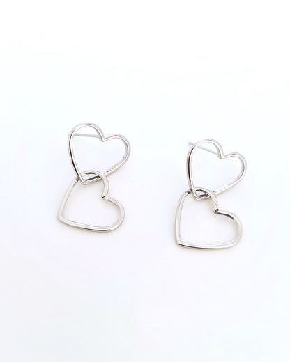 Boucles d'oreilles Love argent
