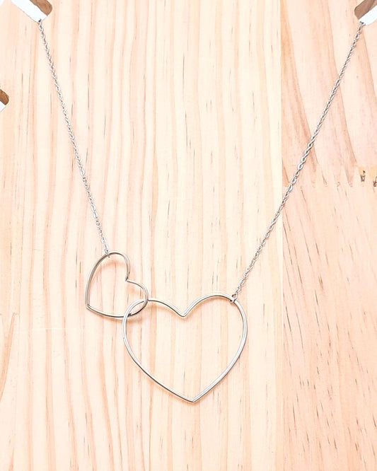 Collier Love argent
