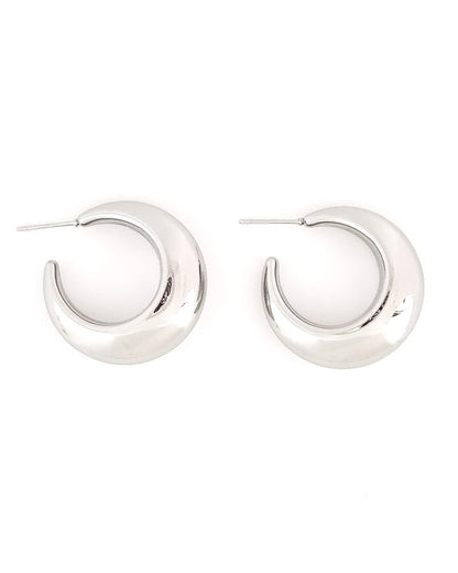 Boucles d'oreilles Luna argent