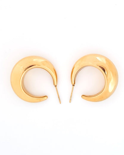 Boucles d'oreilles Luna or