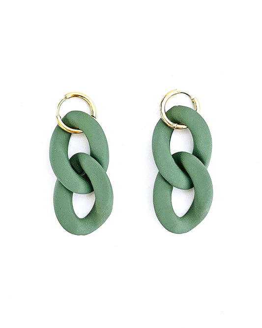 Boucles d'oreilles Maillon