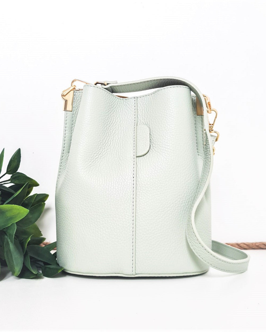 Sac Manon vert d'eau