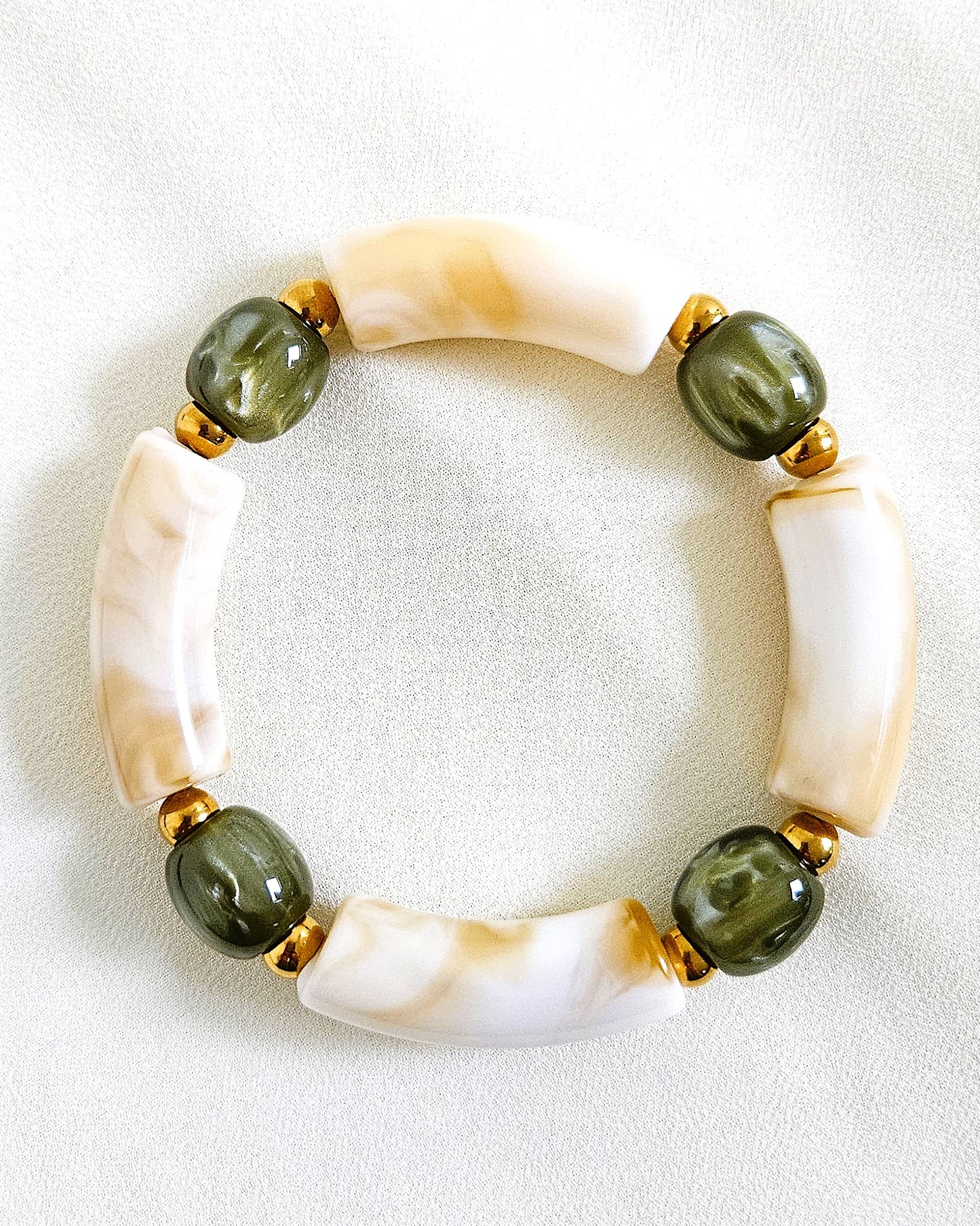 Bracelets Olive - création Bahia