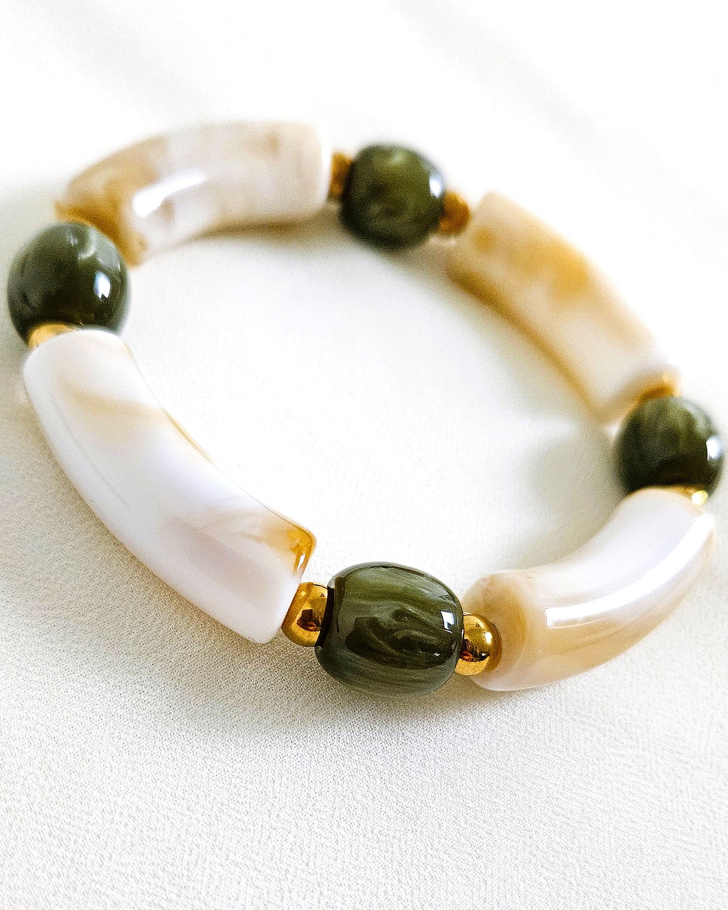 Bracelets Olive - création Bahia