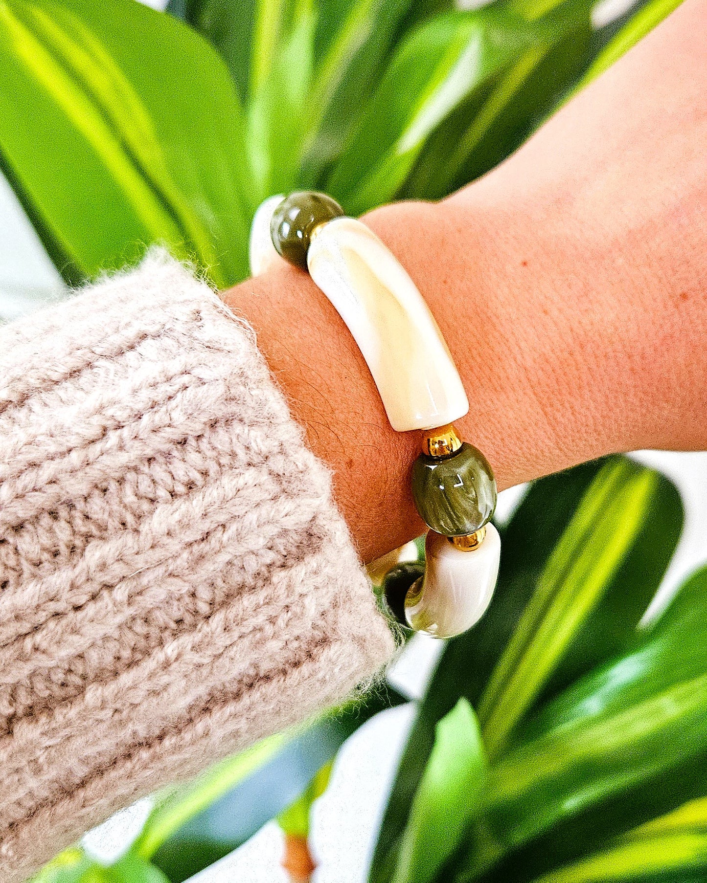 Bracelets Olive - création Bahia