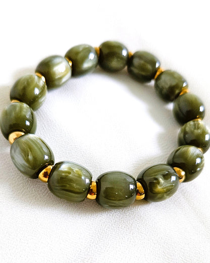 Bracelets Olive - création Bahia