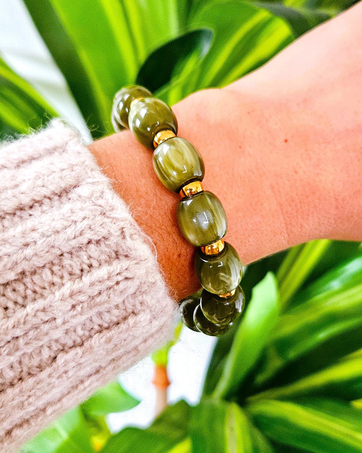 Bracelets Olive - création Bahia