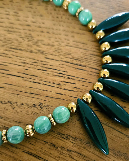 Collier Opaline - création Bahia