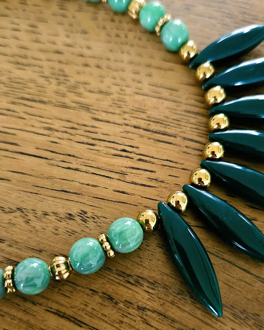 Collier Opaline - création Bahia