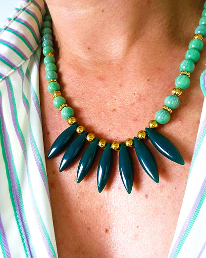 Collier Opaline - création Bahia