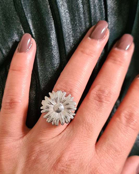 Bague Pâquerette argent