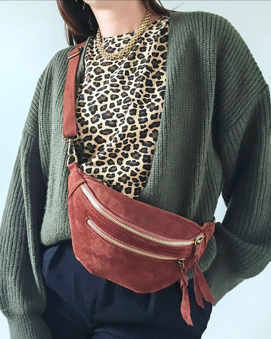 Sac banane Paula brique