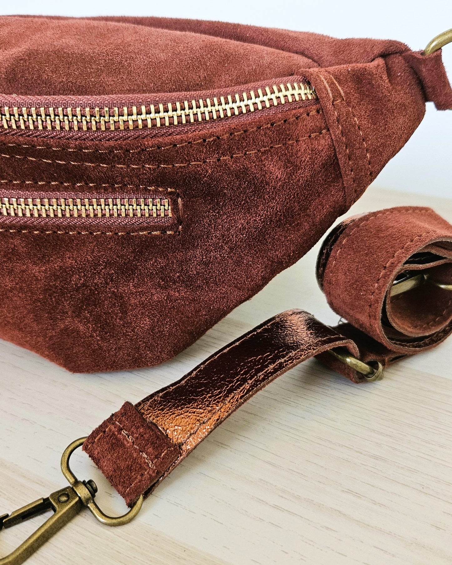 Sac banane Paula brique