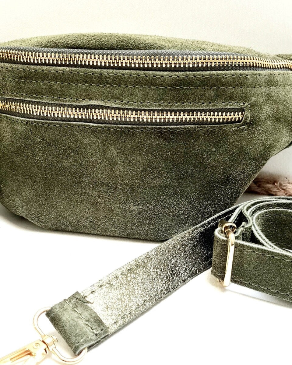 Sac banane Paula vert kaki